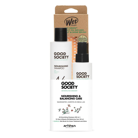 2+1 gratis! Negovalni komplet + Wet Brush krtača GRATIS
