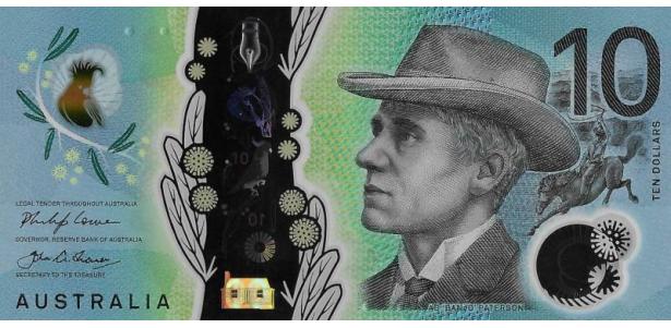 Australia S10R1, 10 dollars, 2017, P63, B231, UNC - Polymer Banknotes