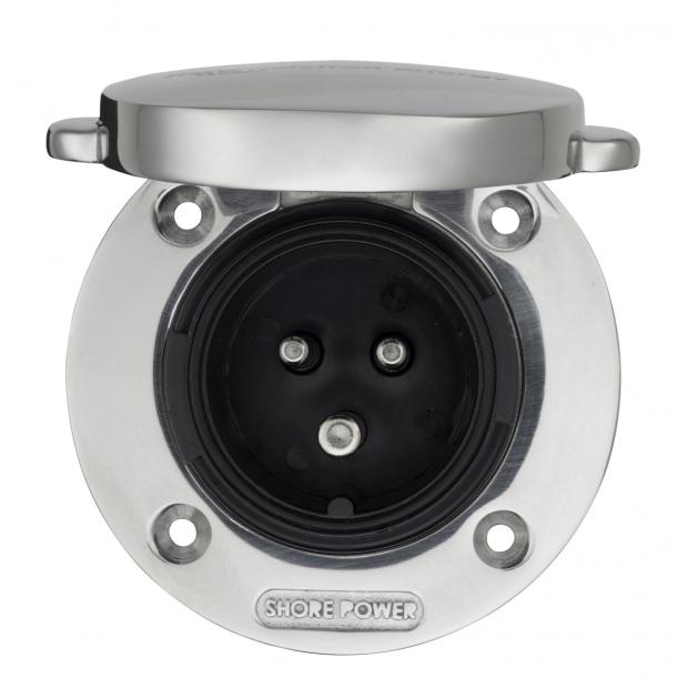 Victron Energy Vtičnica 16A INOX s pokrovom  