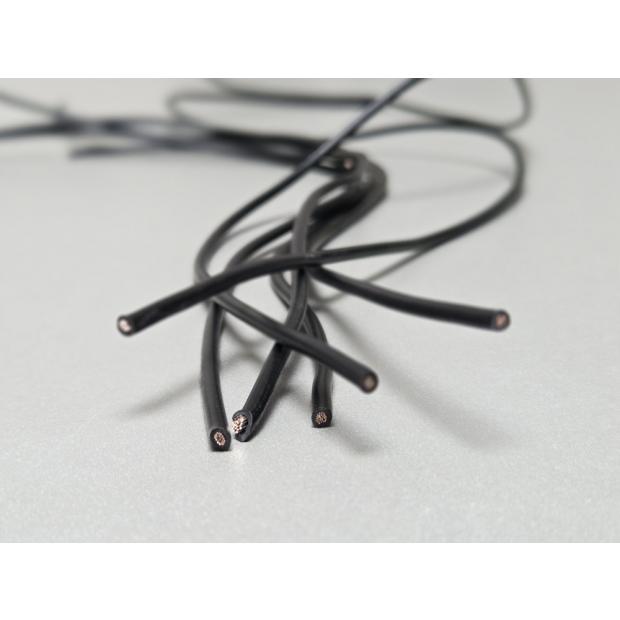 Kabel H07V-K 1,5mm² črne barve pokositren