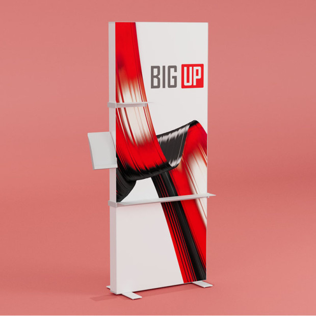 shelf & brochure holder
