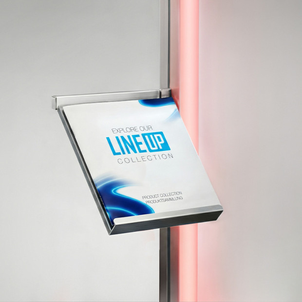 LINEUP A4 brochure holder