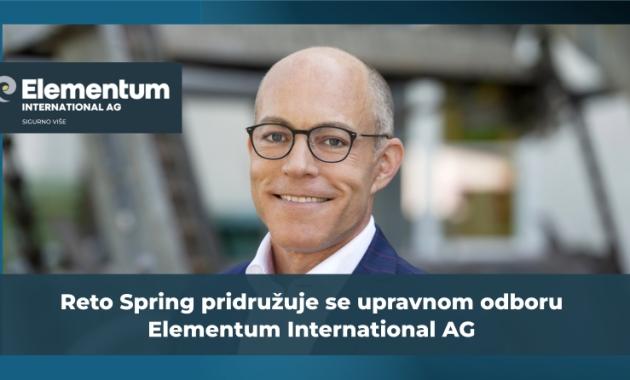 Reto Spring pridružuje se upravnom odboru Elementum International AG