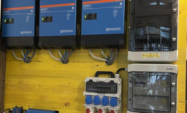 Update of a solar power plant