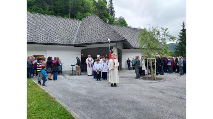 Memorialni pokop v Poljanah nad Škofjo Loko. Foto: arhiv občine