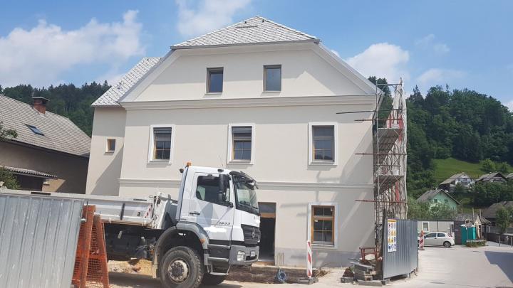 Hiša generacij v sklepni fazi izvedbe. Foto: arhiv občine