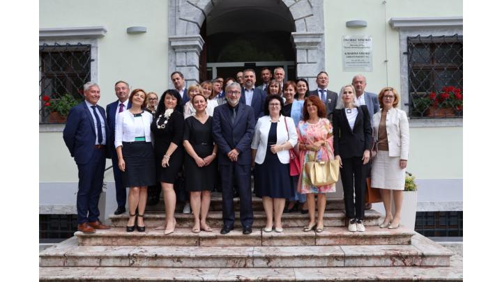 Obisk Vrhovnega sodišča RS na Dvorcu Visoko. Foto: arhiv občine