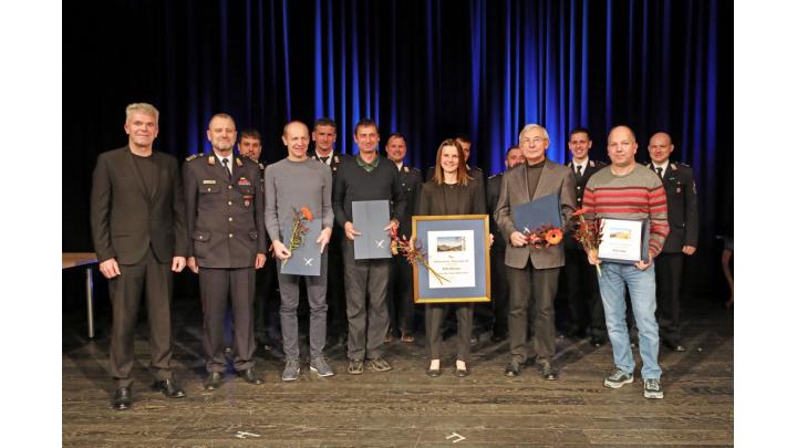 Nagrajenci občine Gorenja vas - Poljane za leto 2023. Foto: Viktor Debelak
