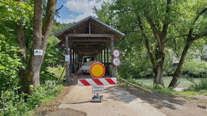Obnovljen most v Žabji vasi Foto: Jure Ferlan