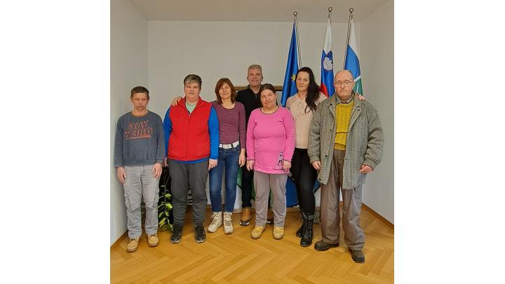 Obisk zaposlenih in uporabnikov Varstveno-delovnega centra