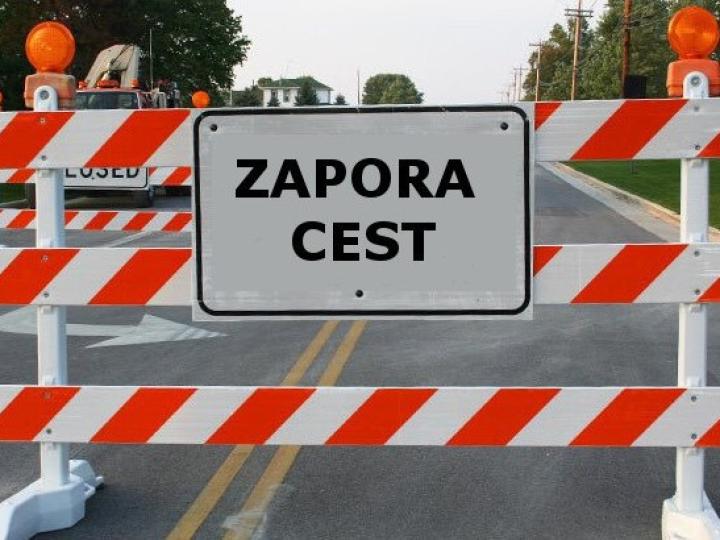Obvestilo o delni zapori ceste v Zaborštu
