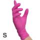 rokavice RAU nitril, X-Pink - S (6-7)