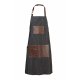 predpasnik BRA Pinstripe Apron Black*