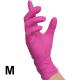 rokavice RAU nitril, X-Pink - M (7-8)