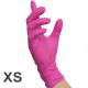 rokavice RAU nitril, X-Pink - XS (5-6)