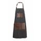 predpasnik BRA Pinstripe Apron Black*
