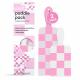 podloga FRR set - Checkered - Pink-White