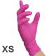 rokavice RAU nitril, X-Pink - XS (5-6)