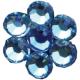 kristalna roža SS aquamarine + safir