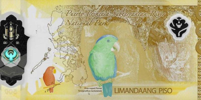 Philippines 2024/2025 UNC Polymer Banknote Set – 50 & 100 Piso (Leopard, Peacock) P237/238