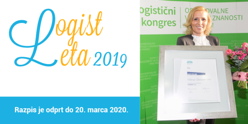 Odprt je razpis za logista leta 2019