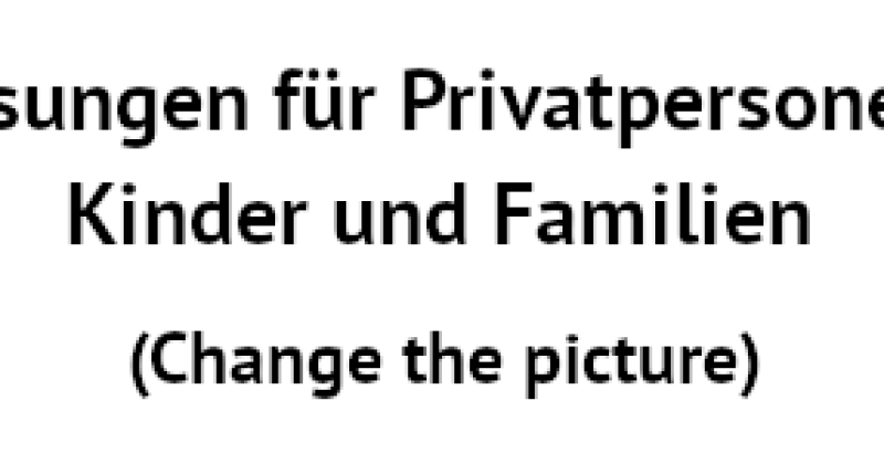 Lösungen für Privatpersonen, Kinder und Familien - KONČNO POTRJENO!FC