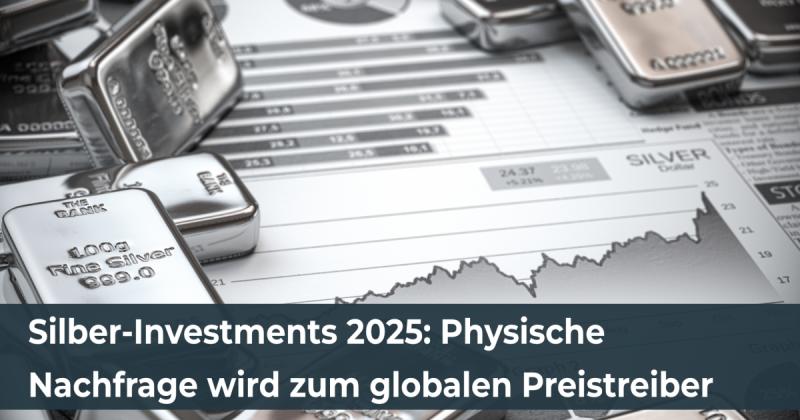 Srebrne naložbe 2025: Fizično povpraševanje postane globalno gonilo cen