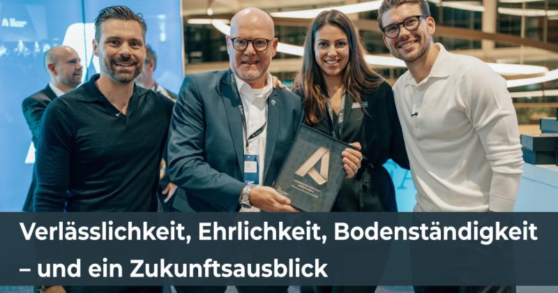 „Verlässlichkeit, Ehrlichkeit, Bodenständigkeit – und ein Zukunftsausblick“