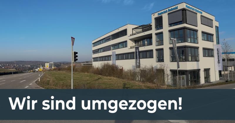 Wir sind umgezogen! 