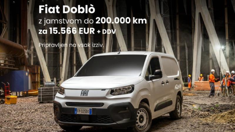 Fiat Doblò - pripravljen na vsak izziv