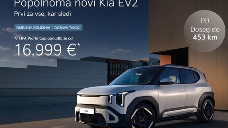 Popolnoma novi Kia EV2 