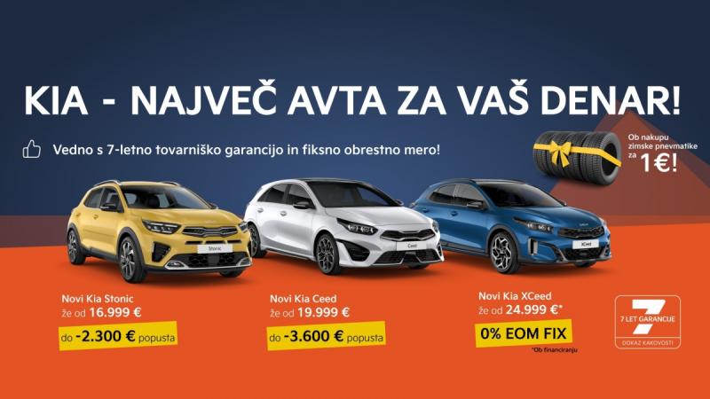 Kia - največ avta za vaš denar!