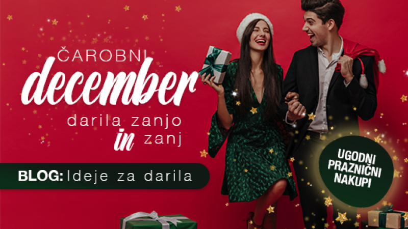 Čarobni december: ideje za darila zanjo in zanj
