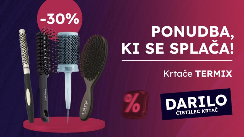 30% popust na Termix krtače za lase