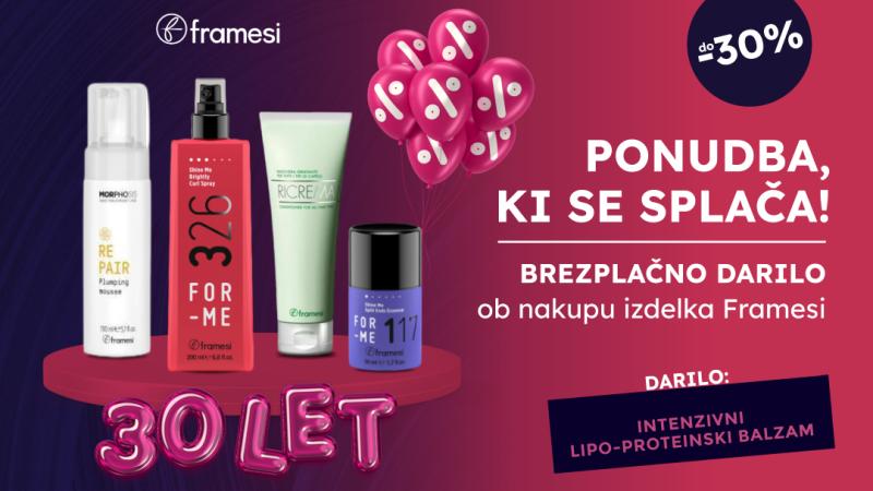Do 30% popust in brezplačno darilo