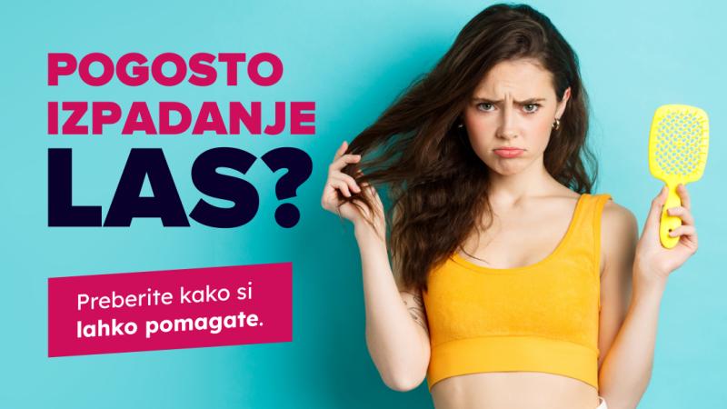 Pogosto izpadanje las? Preberite kako si lahko pomagate