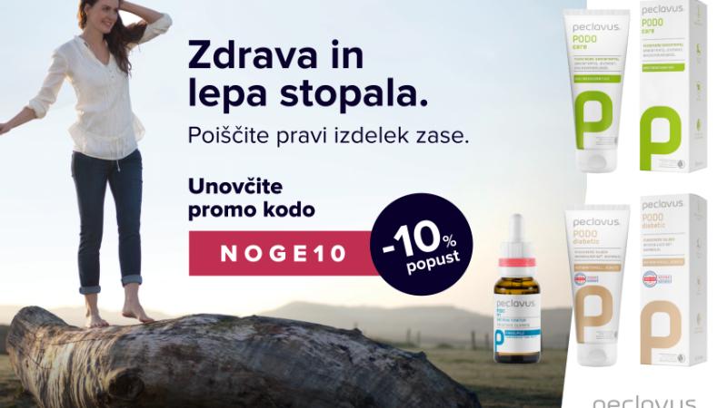 10% popust na blagovno znamko Peclavus