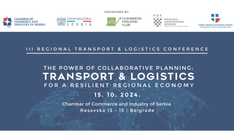 V Beogradu 3. regionalna konferenca o transportu in logistiki