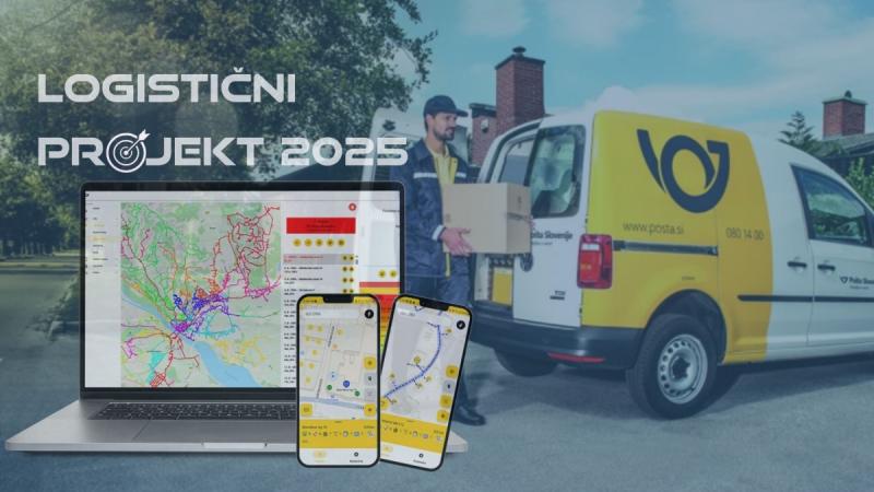 Nagrada Logistični projekt 2025 za inovativno optimizacijo dostavnih točk