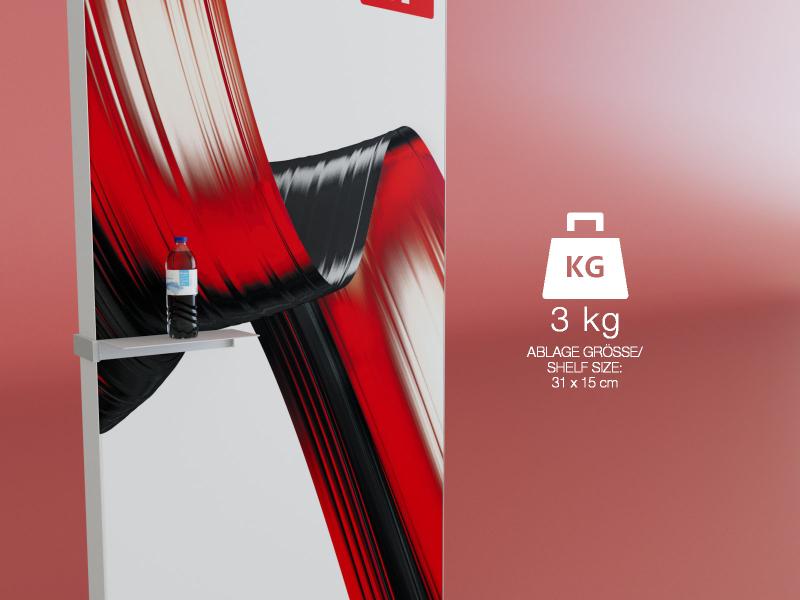 shelf & brochure holder