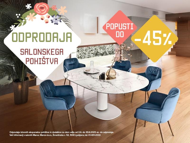 Salonska ODPRODAJA s popusti do 45%