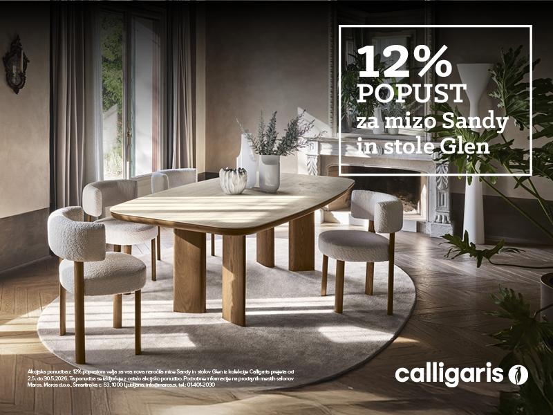 Set Calligaris 12% ugodneje
