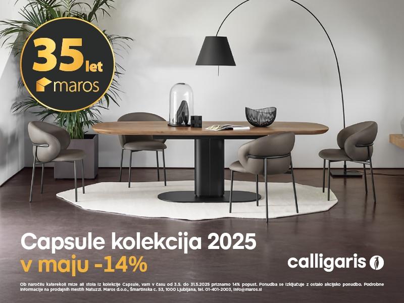 14% popust na kolekcijo Capsule by Calligaris