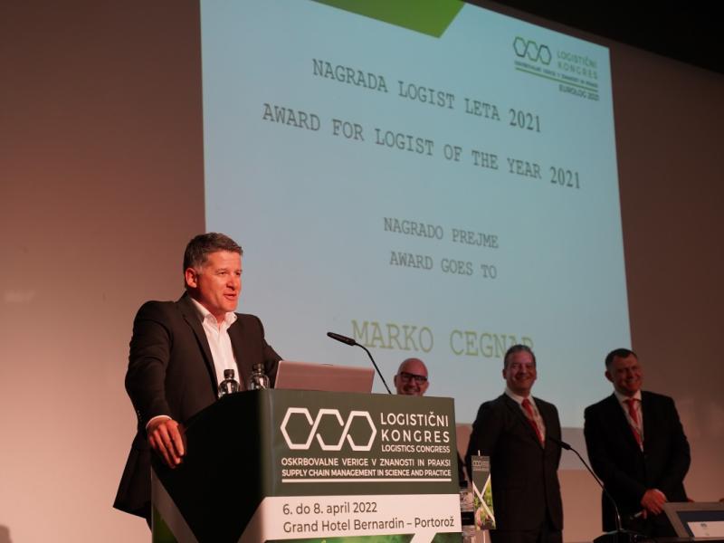 Na logističnem kongresu podeljena nagrada za življenjsko delo in Logist leta 2021