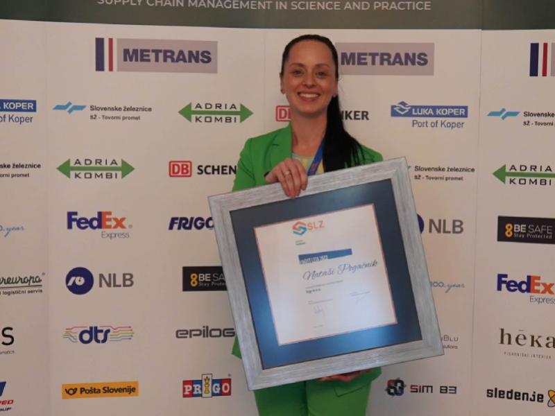 Nataši Pogačnik naziv Logist leta 2022
