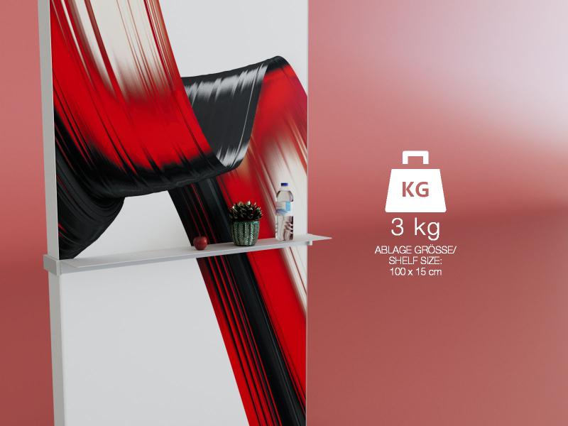 shelf & brochure holder