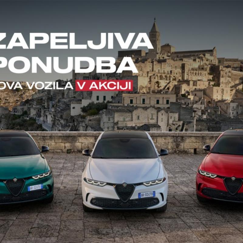 Akcijska ponudba vozil Alfa Romeo