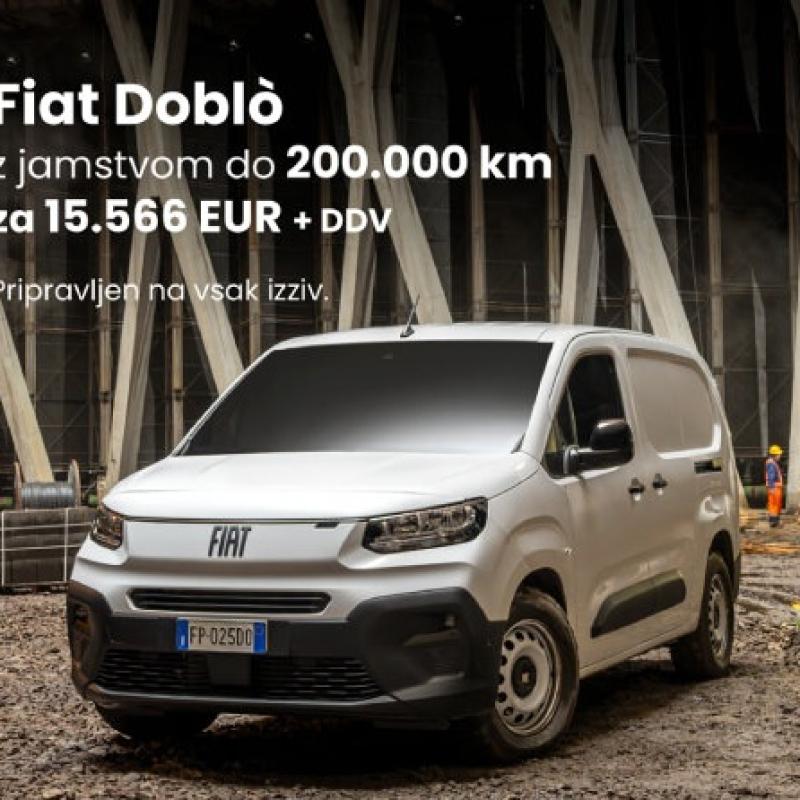 Fiat Doblò - pripravljen na vsak izziv