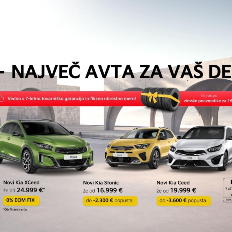 Kia - največ avta za vaš denar!