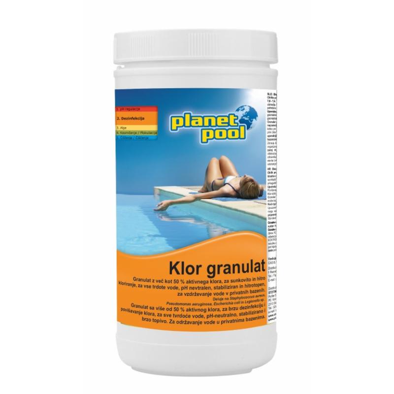 PP - Klor granulat 1 kg - hitrotopen